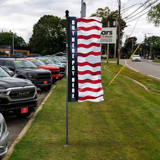 Uncle Sam Vertical Message Flag